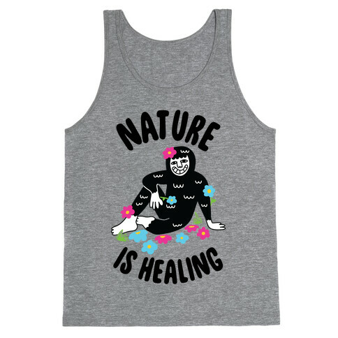 Nature Is Healing (Bigfoot) Tank Top