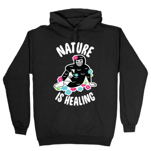 Nature Is Healing (Bigfoot) Hooded Sweatshirt