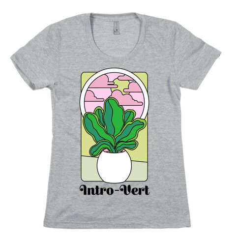 Intro-Vert  Womens T-Shirt