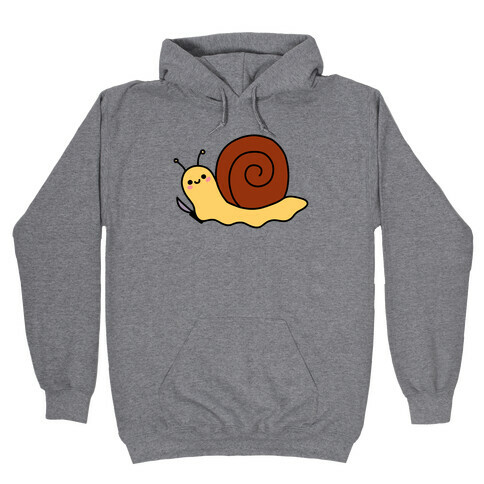 Snail With Knife Hooded Sweatshirt