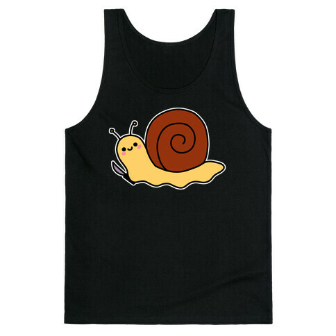 Snail With Knife Tank Top