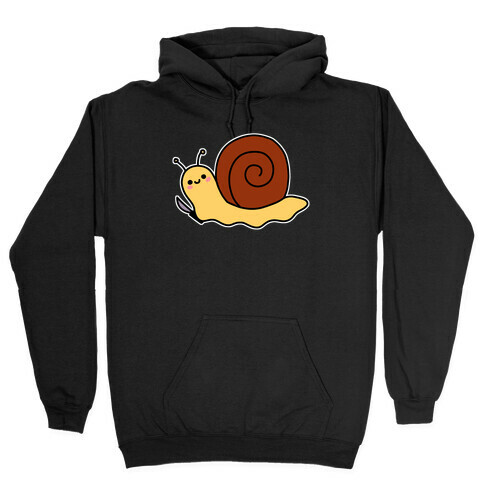 Snail With Knife Hooded Sweatshirt