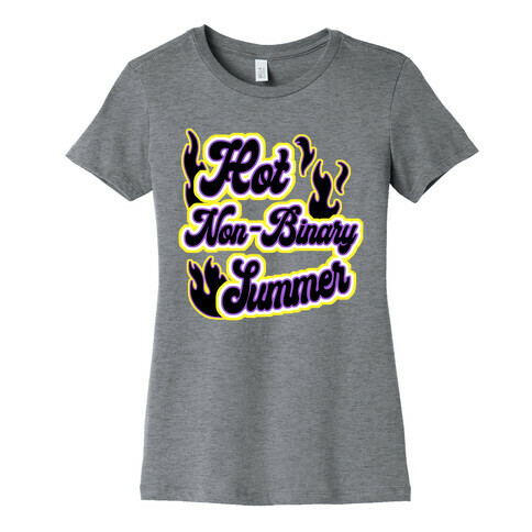 Hot Non-Binary Summer Womens T-Shirt