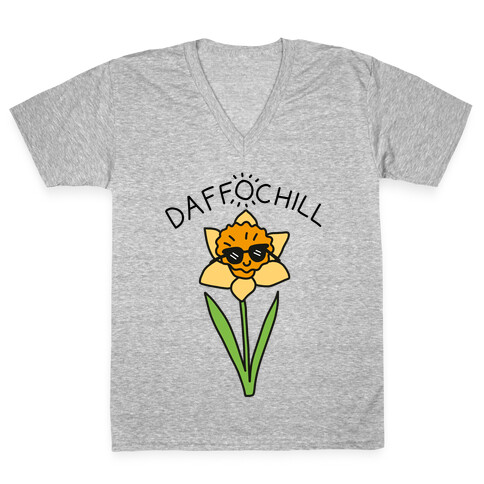 Daffochill Daffodil V-Neck Tee Shirt