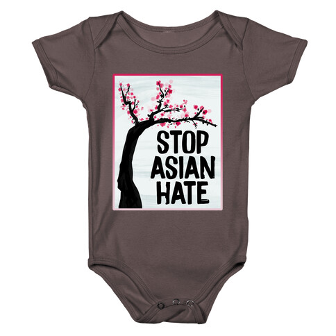 Stop Asian Hate Plum Blossoms Baby One-Piece