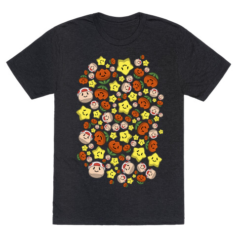 Stuffed Powerups Pattern T-Shirt