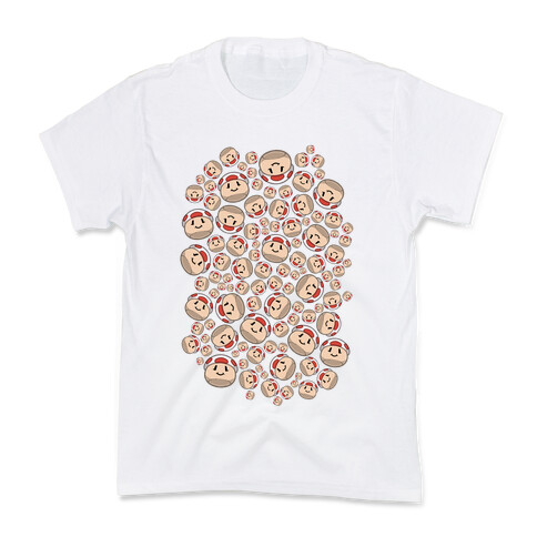 Stuffed Shrooms Pattern Kids T-Shirt