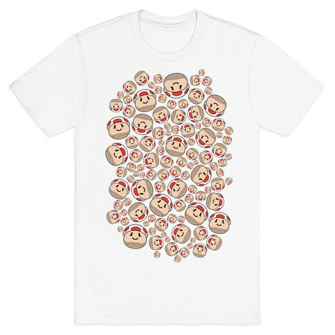 Stuffed Shrooms Pattern T-Shirt