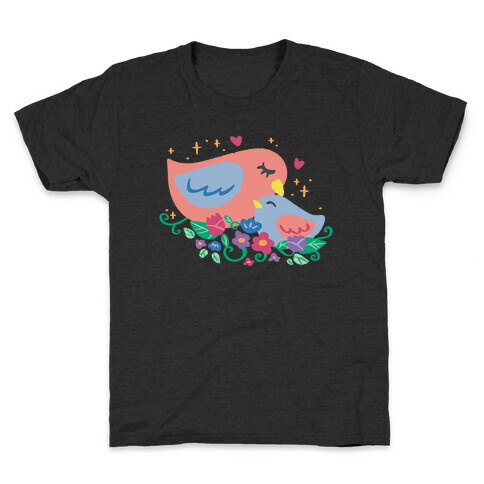 Mama Bird Orange Kids T-Shirt