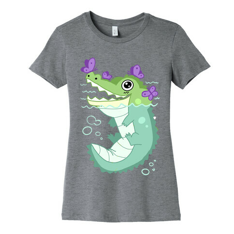 Butterfly Gator Womens T-Shirt