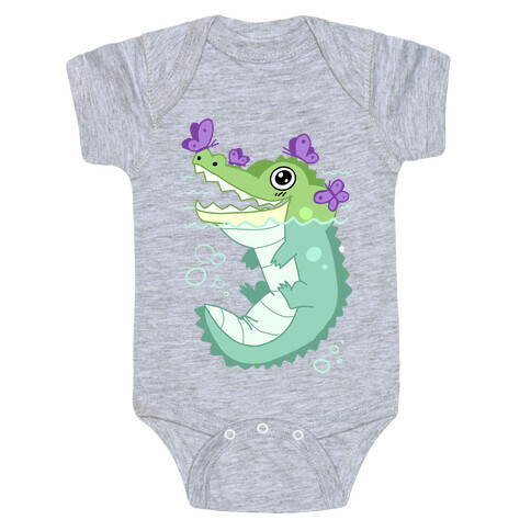 Butterfly Gator Baby One-Piece