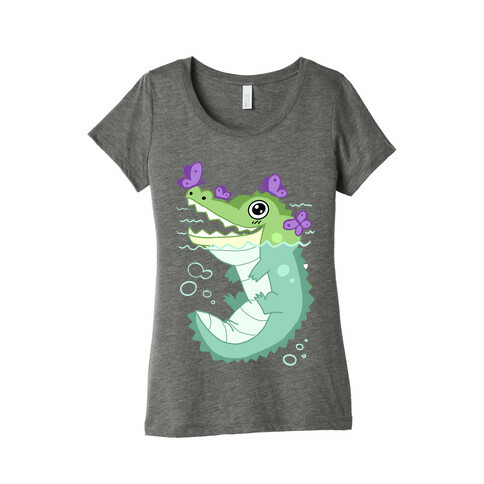 Butterfly Gator Womens T-Shirt