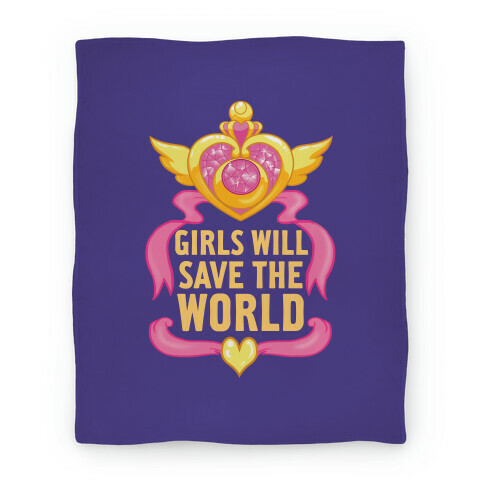 Girls Will Save The World Blanket