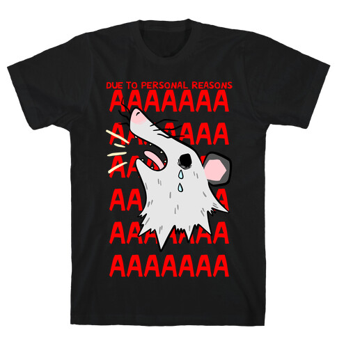 Due To Personal Reasons AAAA T-Shirt