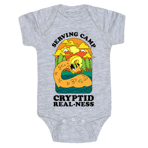 Serving Camp Cryptid Real-Ness Baby One-Piece