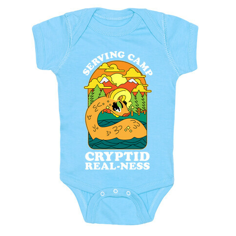 Serving Camp Cryptid Real-Ness Baby One-Piece
