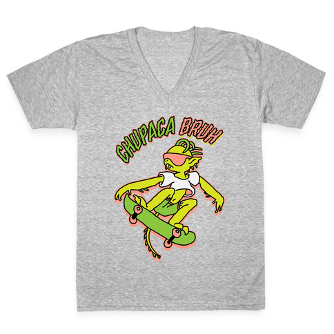 Chupaca-BRUH V-Neck Tee Shirt