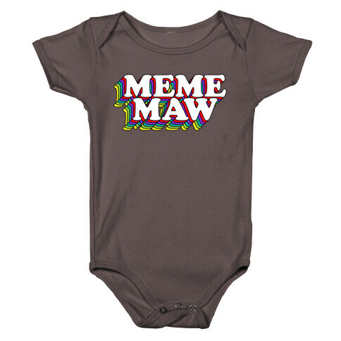 Meme Maw Baby One-Piece