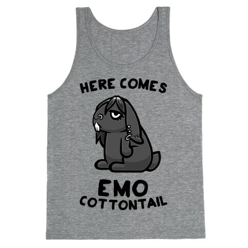 Here Comes Emo Cottontail Tank Top