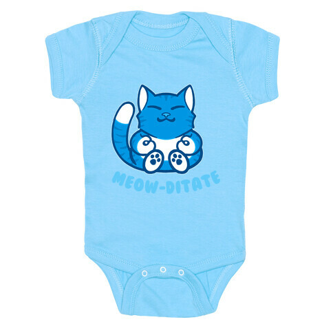 Meow-ditate Baby One-Piece