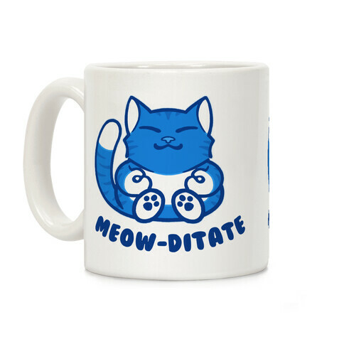 Meow-ditate Coffee Mug