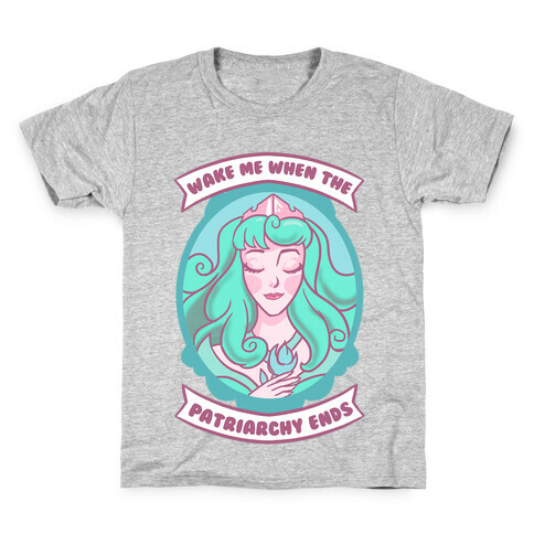 Wake Me When The Patriarchy Ends Kids T-Shirt