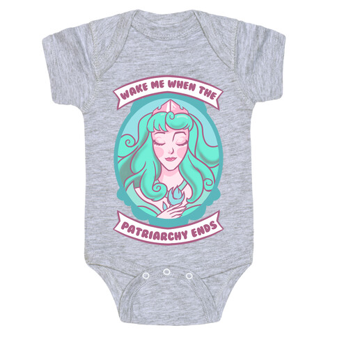 Wake Me When The Patriarchy Ends Baby One-Piece
