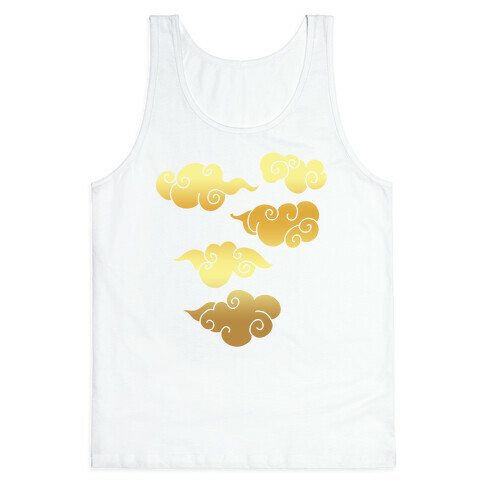 Oriental Clouds Pattern Tank Top