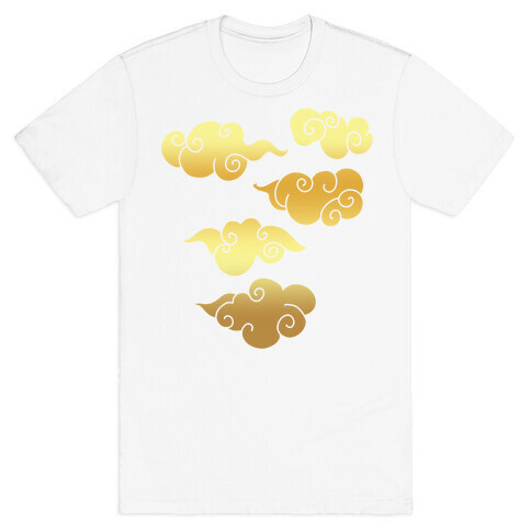 Oriental Clouds Pattern T-Shirt