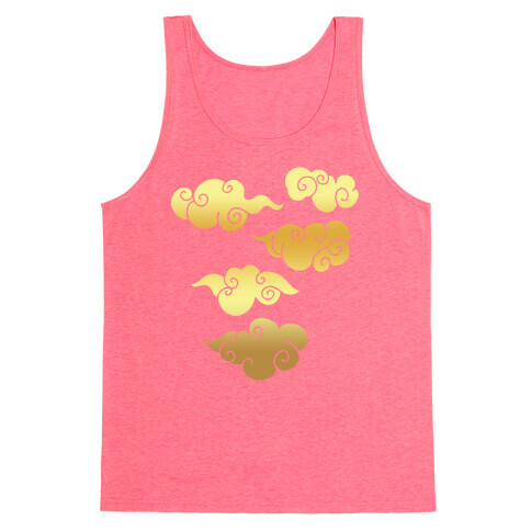 Oriental Clouds Pattern Tank Top