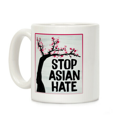 Stop Asian Hate Plum Blossoms Coffee Mug