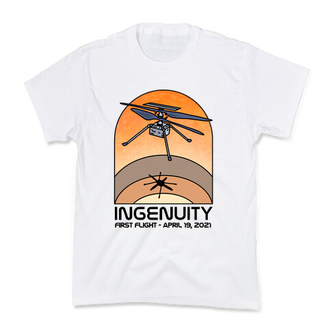 Ingenuity First Flight Date Kids T-Shirt
