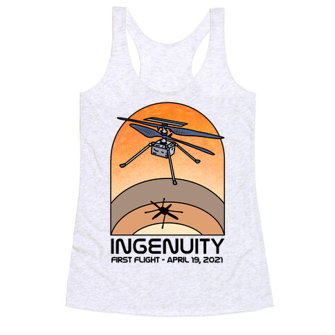 Ingenuity First Flight Date Racerback Tank Top