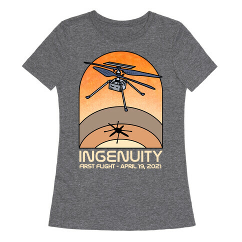 Ingenuity First Flight Date Womens T-Shirt