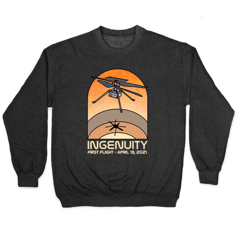 Ingenuity First Flight Date Pullover