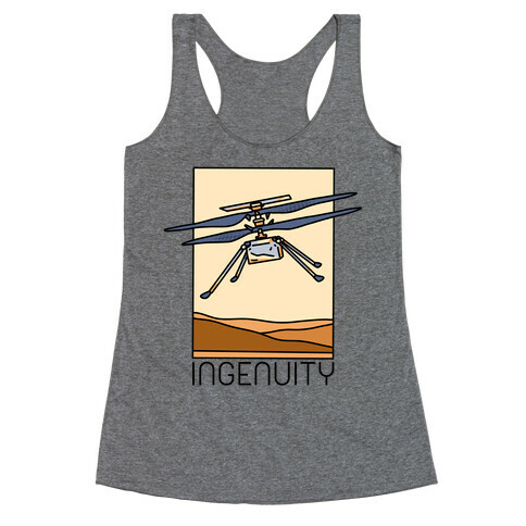 Ingenuity Mars Helicopter Racerback Tank Top