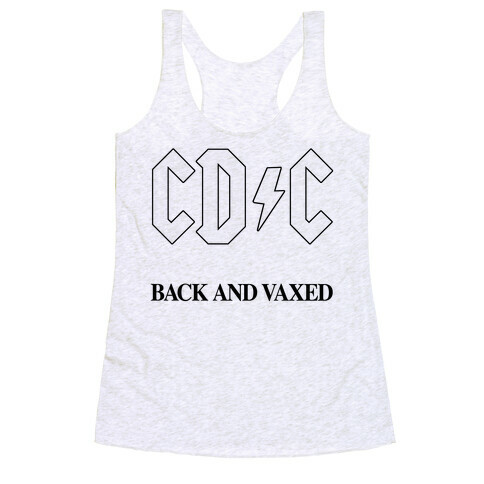 Back and Vaxed Racerback Tank Top