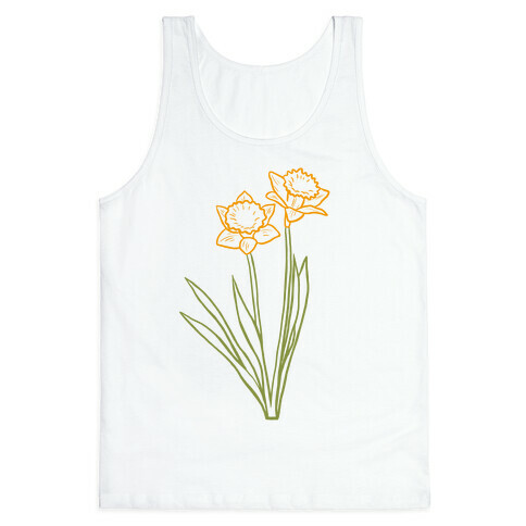 Simple Daffodils Tank Top