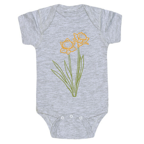 Simple Daffodils Baby One-Piece