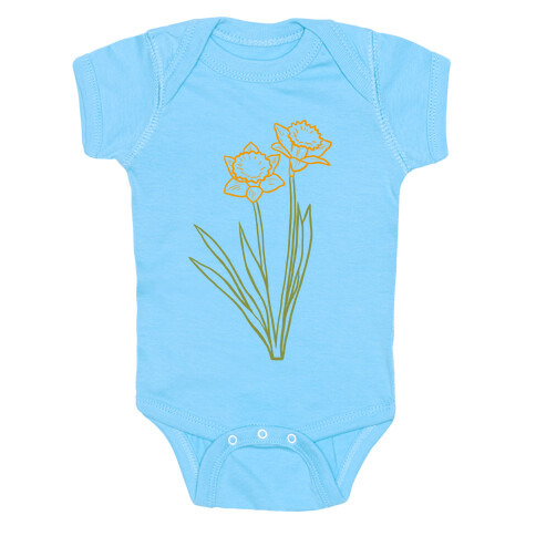 Simple Daffodils Baby One-Piece