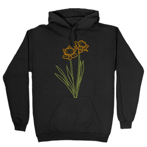 Simple Daffodils Hooded Sweatshirt