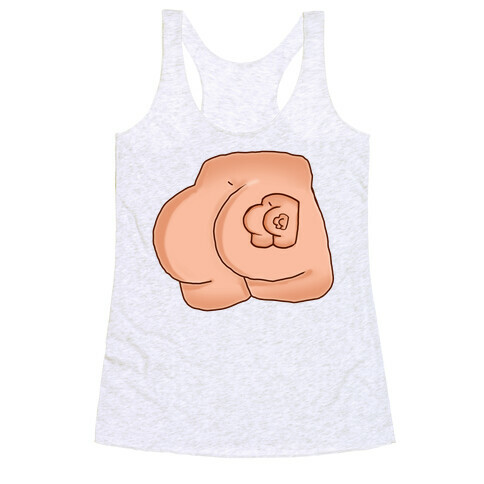 Butt Tattoo Racerback Tank Top