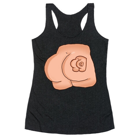 Butt Tattoo Racerback Tank Top