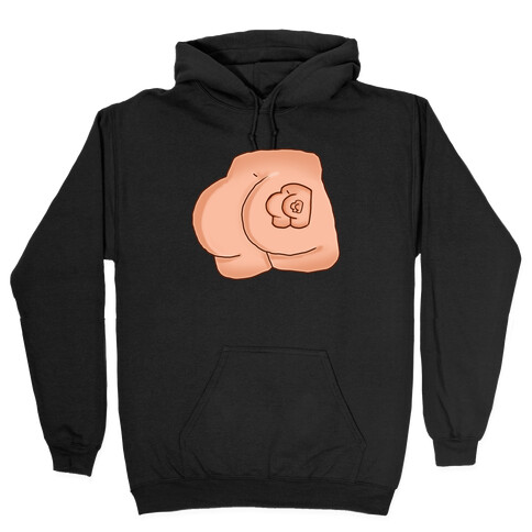 Butt Tattoo Hooded Sweatshirt