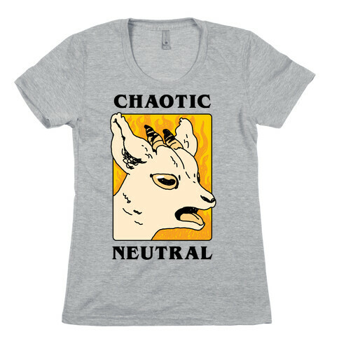 Chaotic Neutral Goat Womens T-Shirt