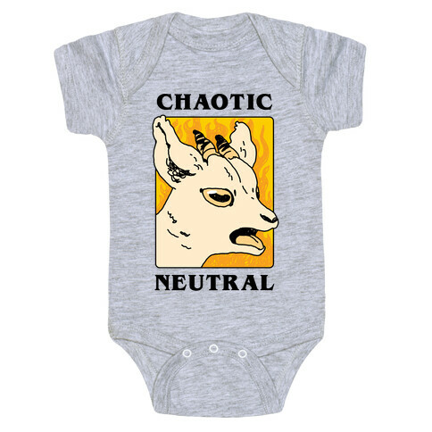 Chaotic Neutral Goat Baby One-Piece