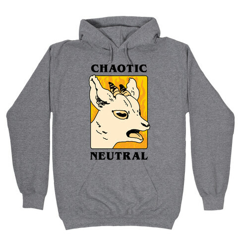 Chaotic Neutral Goat Hooded Sweatshirt