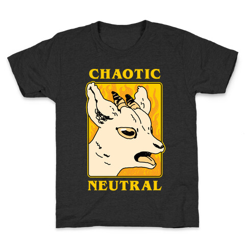 Chaotic Neutral Goat Kids T-Shirt