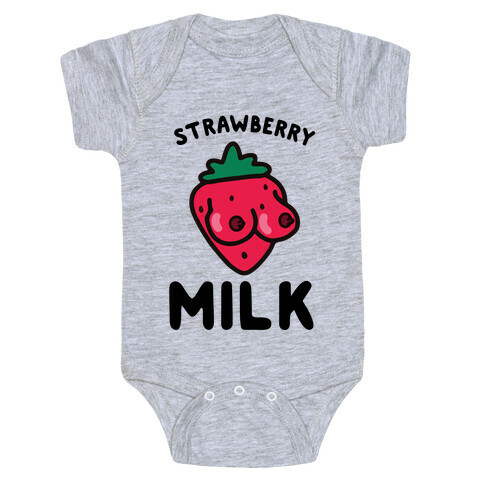 Strawberry Milk Baby One-Piece