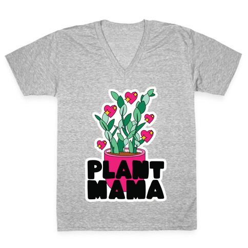 Plant Mama V-Neck Tee Shirt